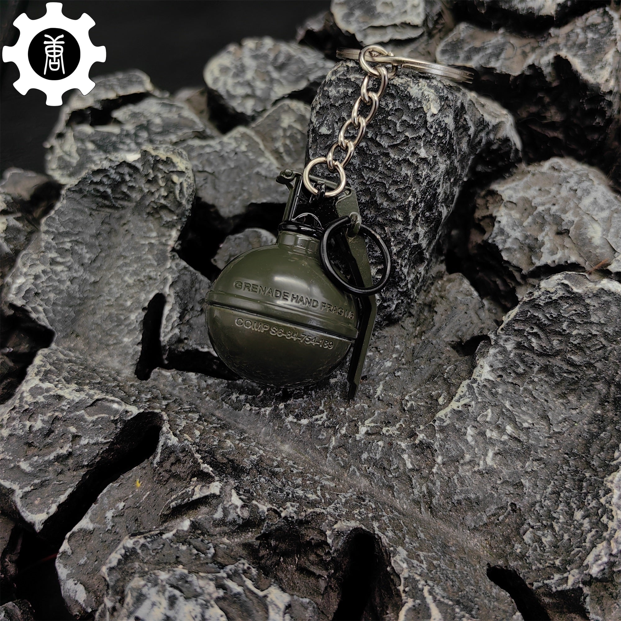 Metal Tiny Frag Grenade Model Keychain - Tophatter Daily Deals