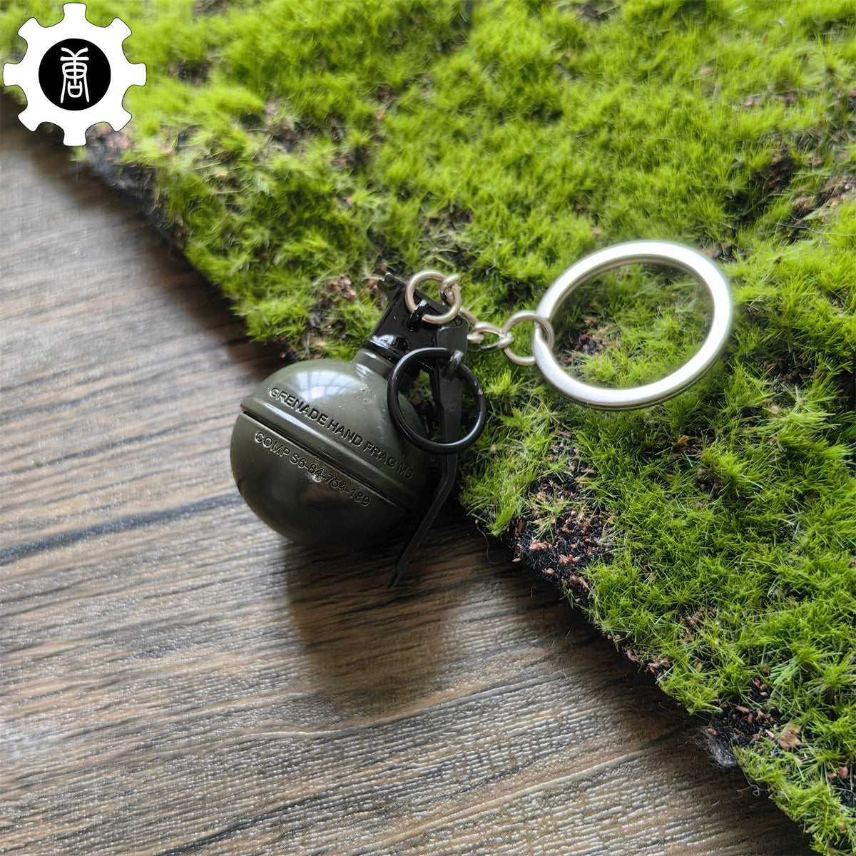 Metal Tiny Frag Grenade Model Keychain - Tophatter Daily Deals