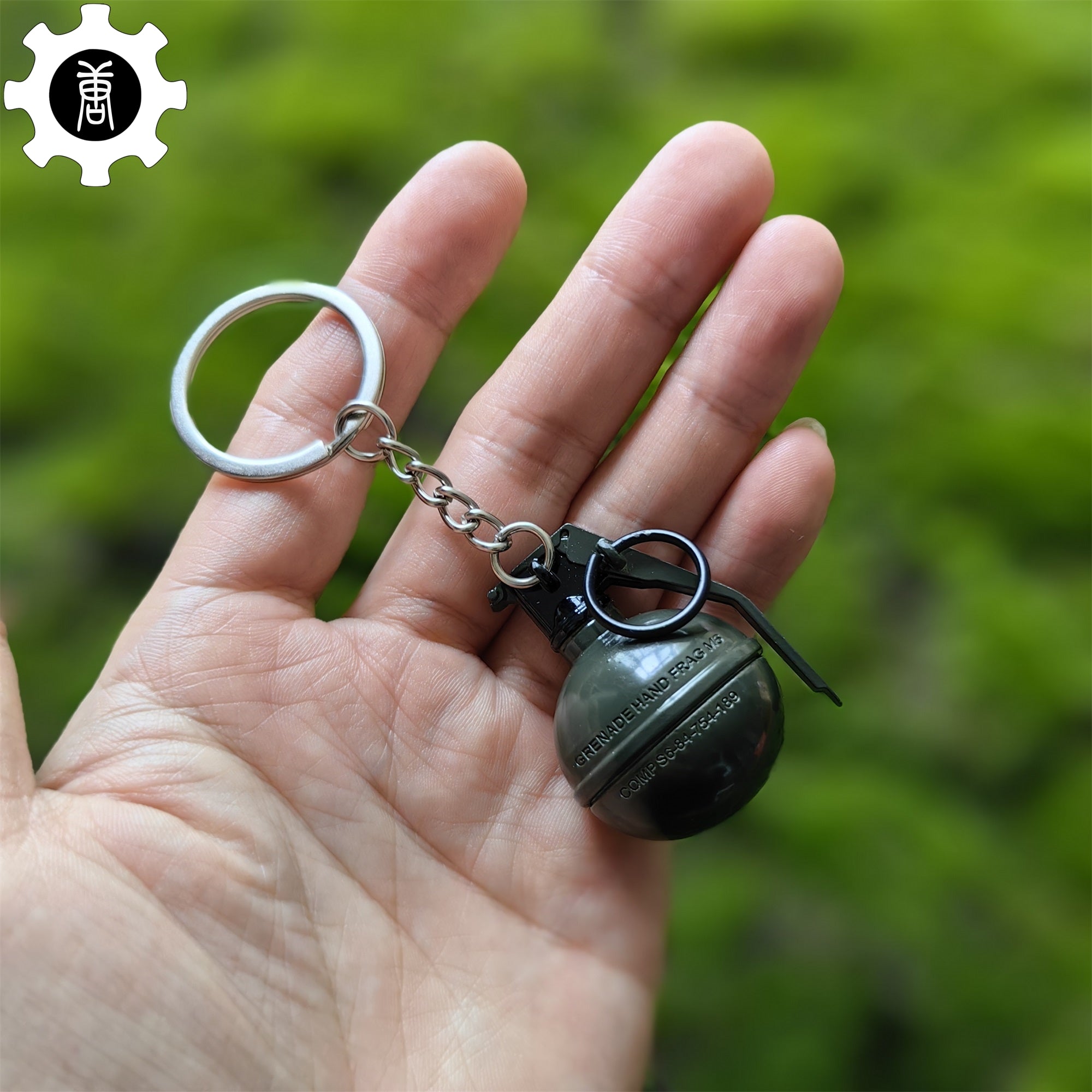 Metal Tiny Frag Grenade Model Keychain - Tophatter Daily Deals