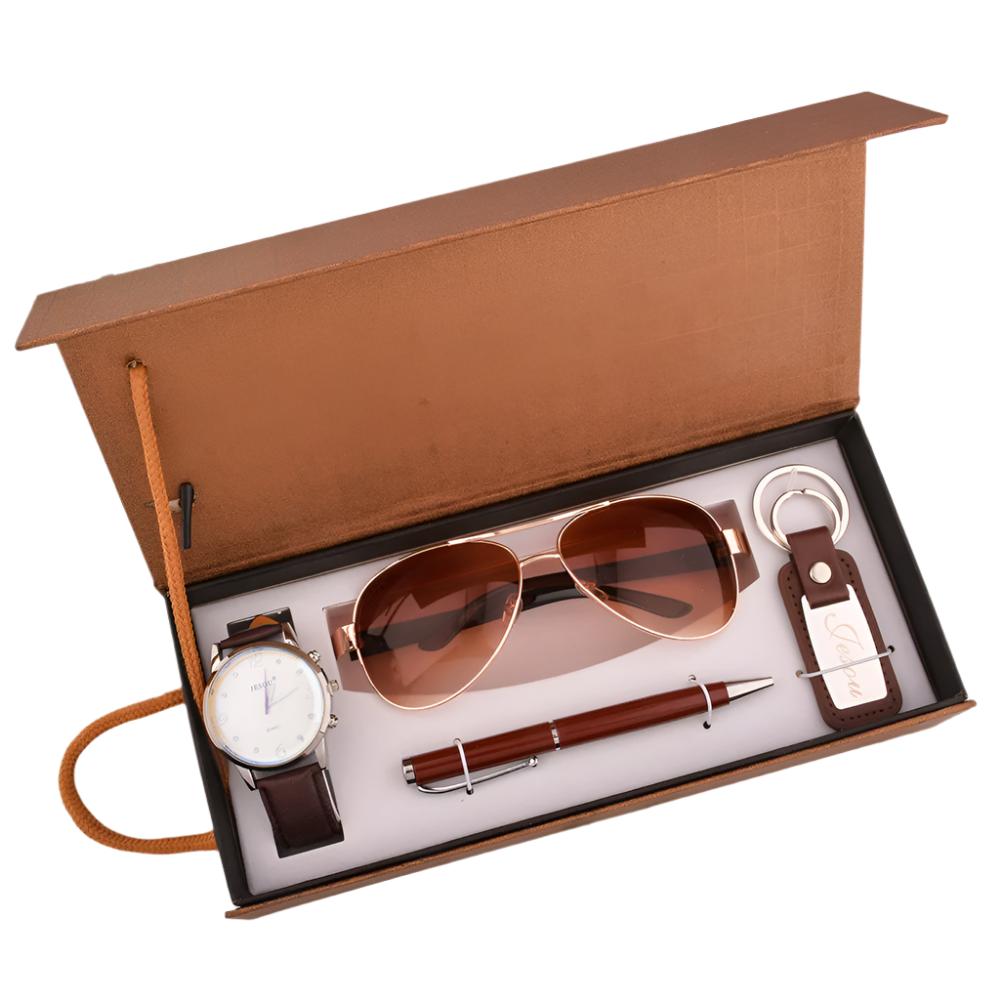 Francesco Jesou™ Business Gift Set Francesco Jesou™ Brown Jewelry Sets - Tophatter Daily Deals