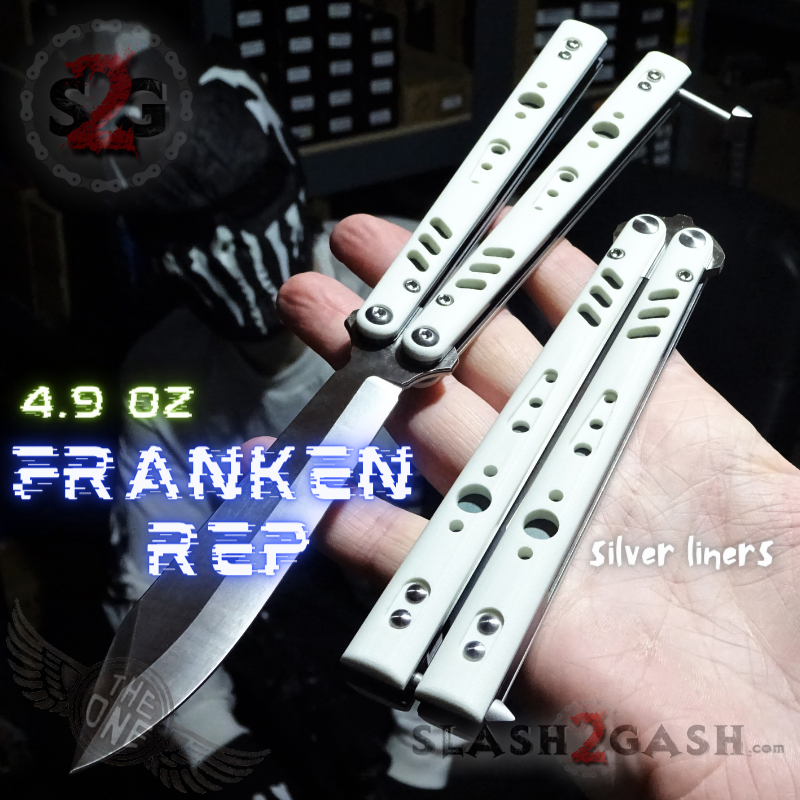 FrankenREP Butterfly Knife TITANIUM Balisong (clone) Replicant - V1 Knife-Balisong - Tophatter Daily Deals