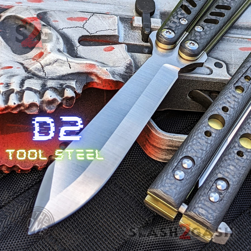 FrankenREP Butterfly Knife TITANIUM Balisong (clone) Replicant - V1 Knife-Balisong - Tophatter Daily Deals