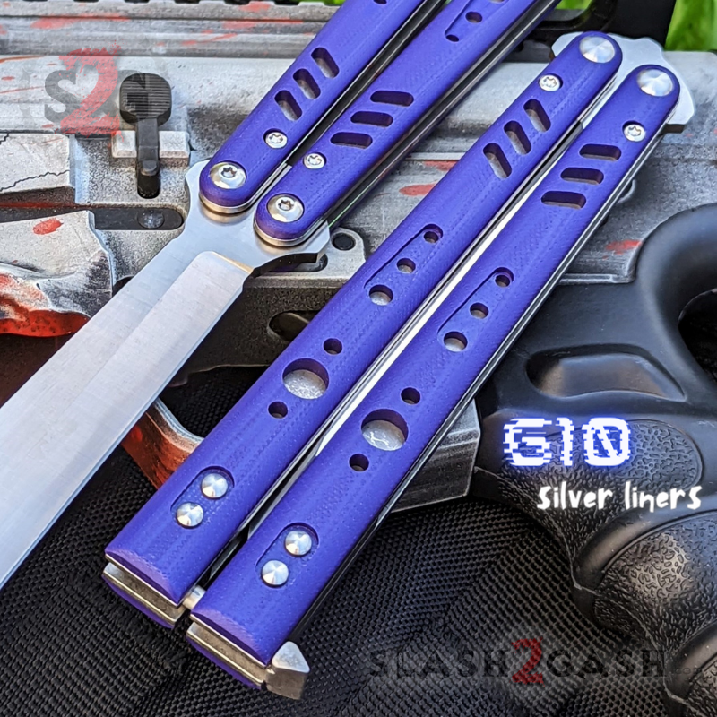FrankenREP Butterfly Knife TITANIUM Balisong (clone) Replicant - V1 Knife-Balisong - Tophatter Daily Deals