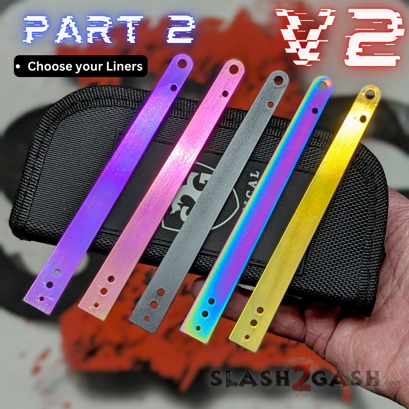 S2G FrankenREP V2 Balisong clone TITANIUM Butterfly Knife - V2 (G10) Knife-Balisong - Tophatter Daily Deals