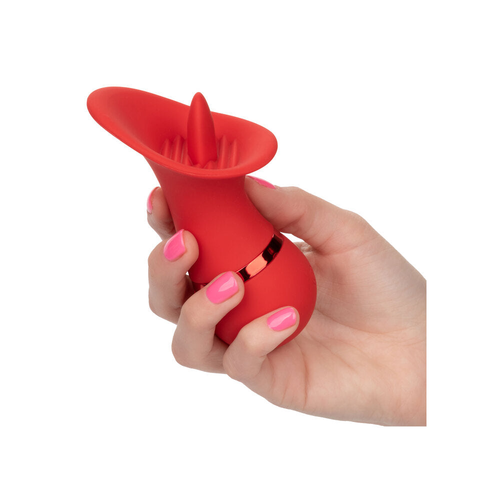 French Kiss Seducer – Compact Massager with 12 Functions Vibrator > Sex Toys For Ladies > Clitoral Vibrators and Stimulators - Tophatter Daily Deals