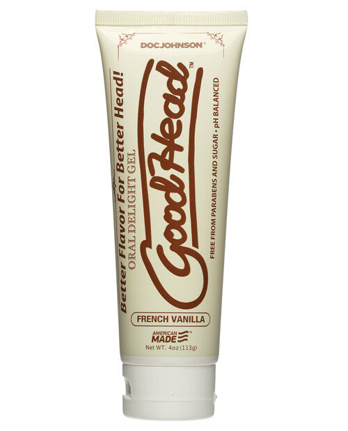 GoodHead Oral Delight Gel French Vanilla Body Toppings - Tophatter Daily Deals