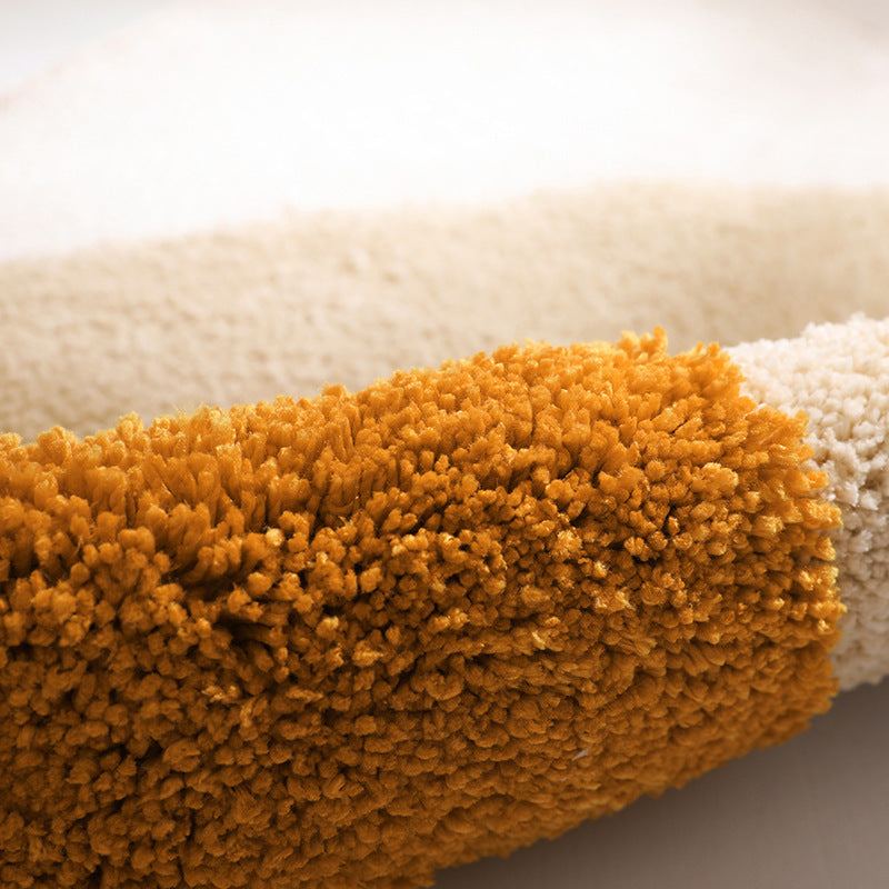 Fried Egg Plush Rug Plush Rug - Tophatter Daily Deals