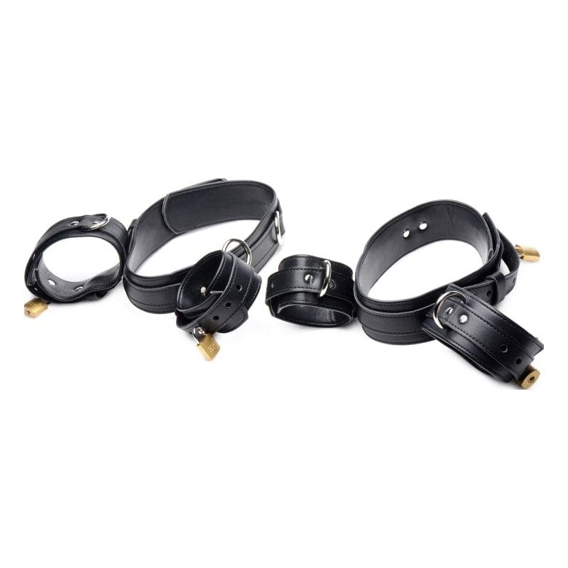 Frog Tie Restraint Set in Black for Enhanced Bondage Play > Bondage Gear > Restraints - Tophatter Daily Deals