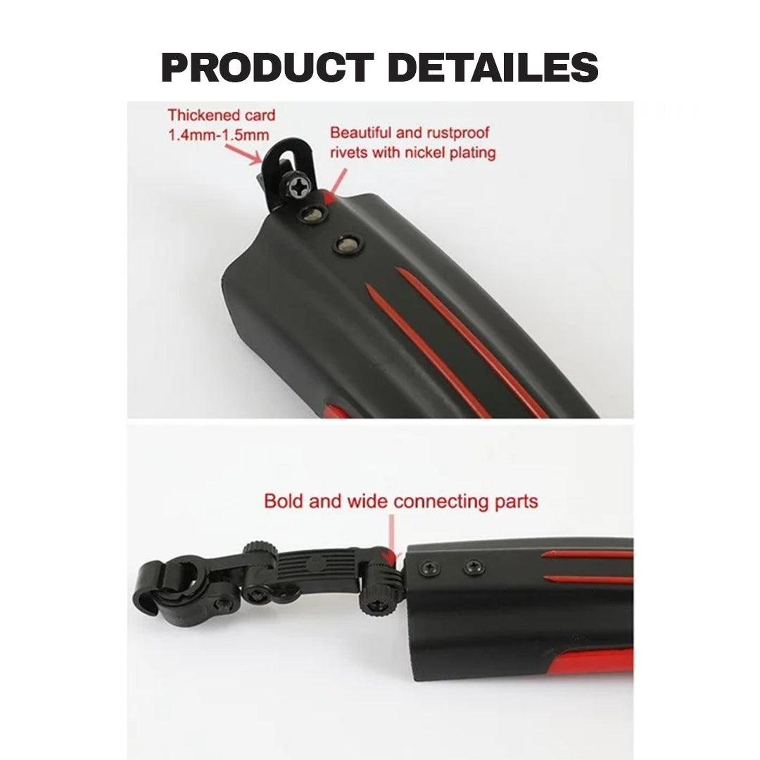 Mountain Bike Mudguard - Easy Fix Bicycle MTB Mudguards Moutain Bike Front Rear Mud Guard Set Tire Fender Mountain & Cycling - Tophatter Daily Deals