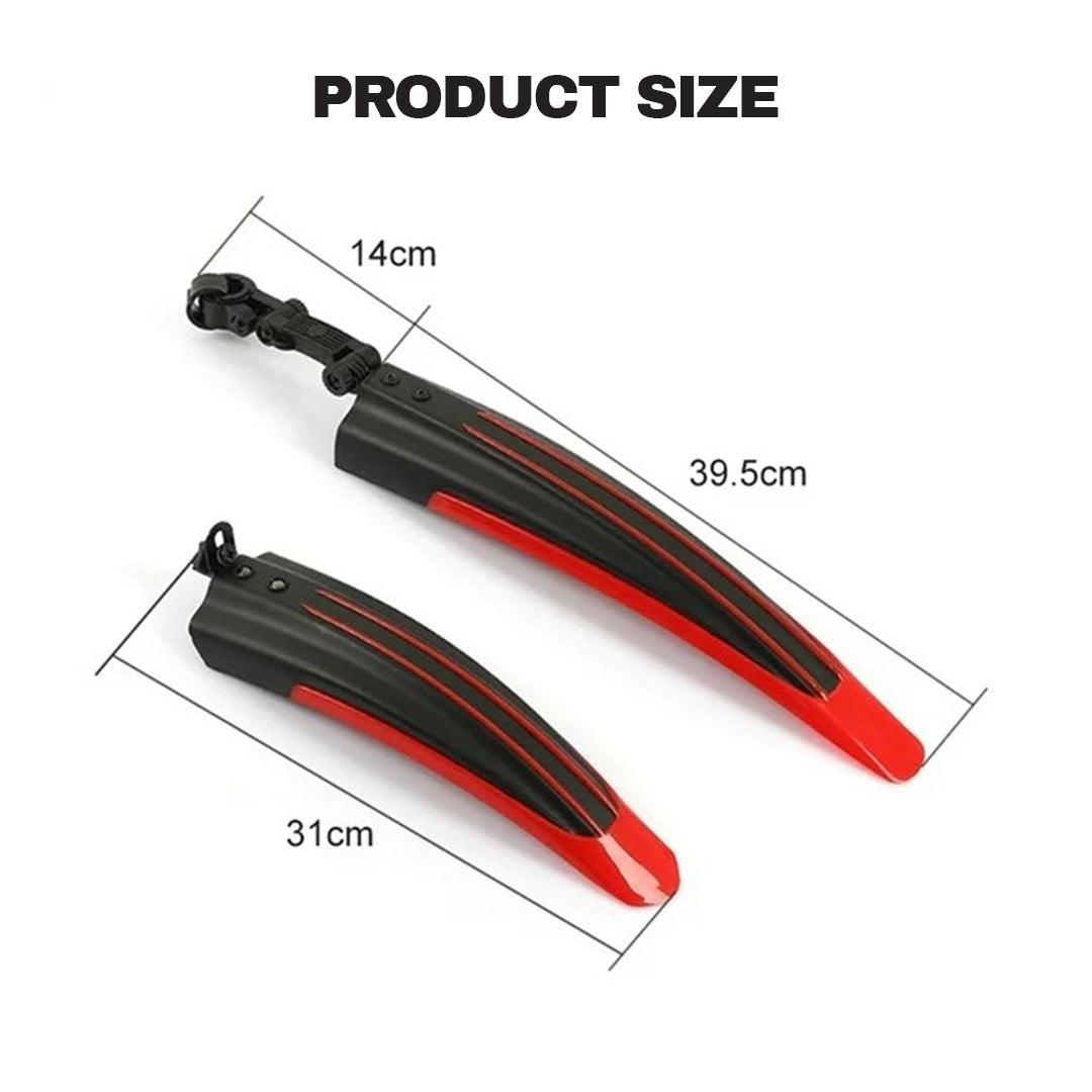 Mountain Bike Mudguard - Easy Fix Bicycle MTB Mudguards Moutain Bike Front Rear Mud Guard Set Tire Fender Mountain & Cycling - Tophatter Daily Deals