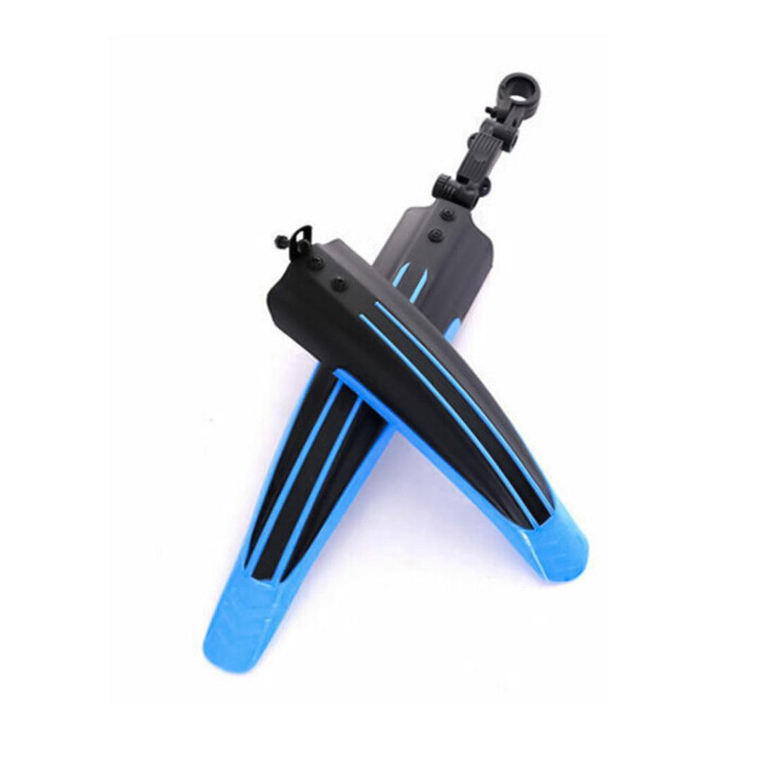 Mountain Bike Mudguard - Easy Fix Bicycle MTB Mudguards Moutain Bike Front Rear Mud Guard Set Tire Fender Blue Mountain & Cycling - Tophatter Daily Deals