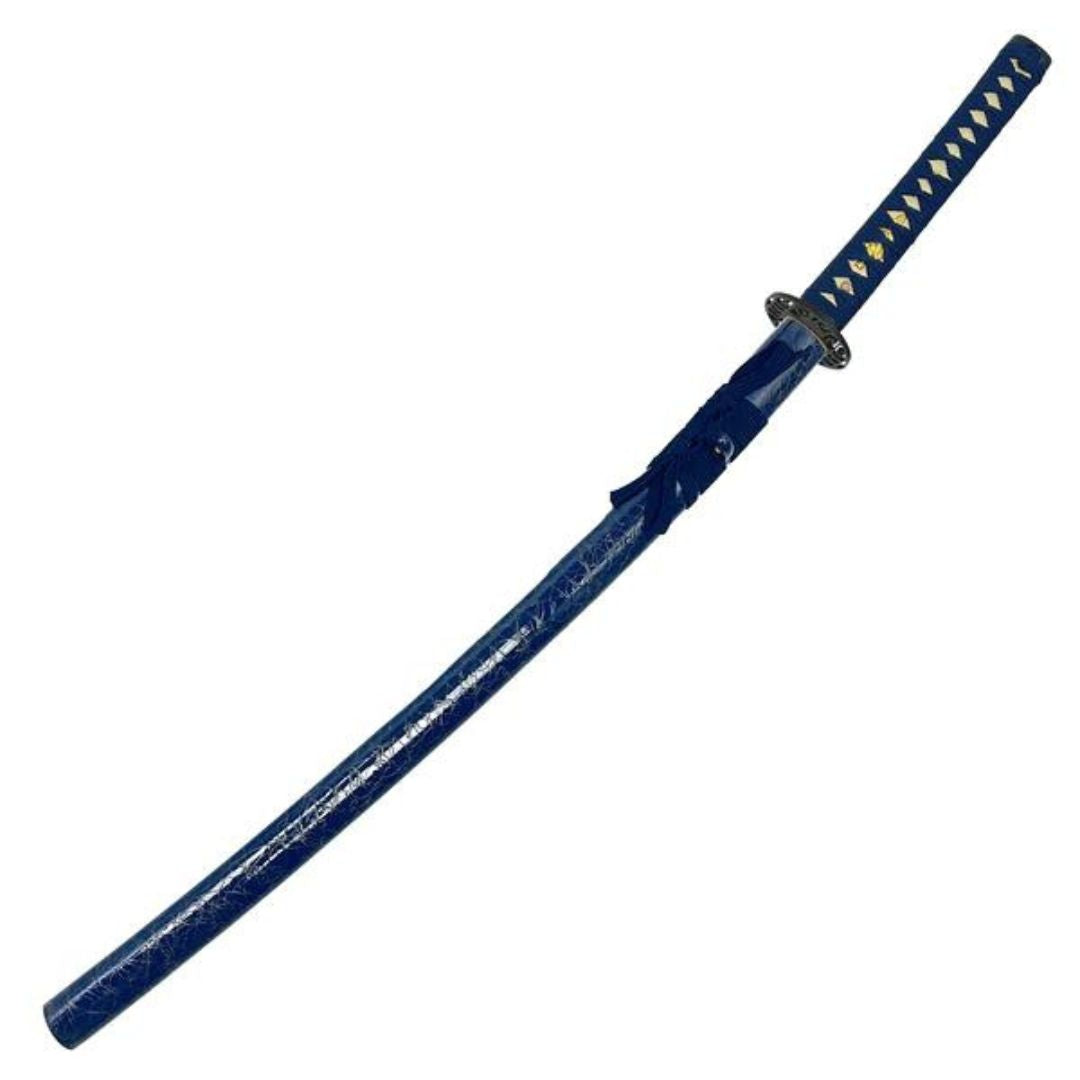 Frost Bloom Porcelain Blue Hand Forged Katana Swords - Tophatter Daily Deals