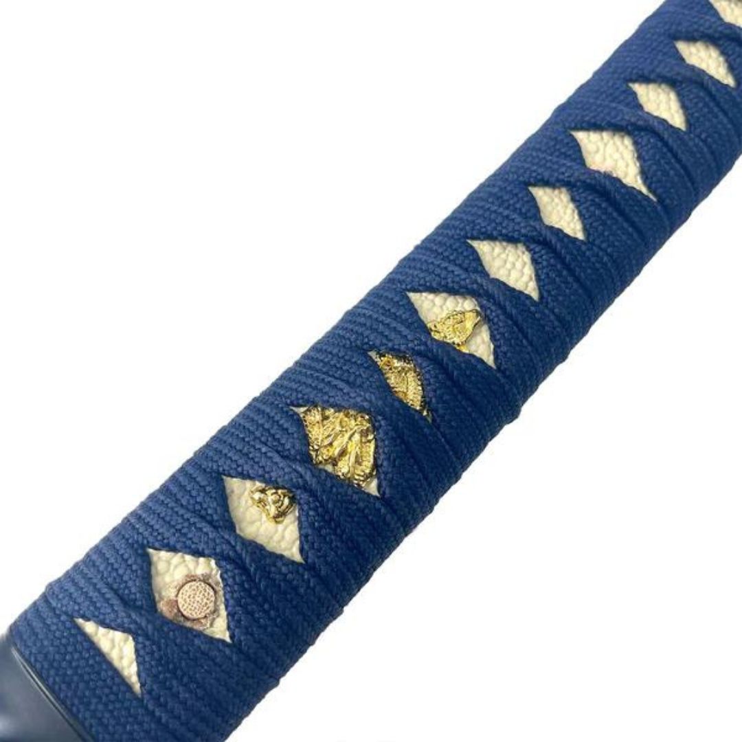 Frost Bloom Porcelain Blue Hand Forged Katana Swords - Tophatter Daily Deals