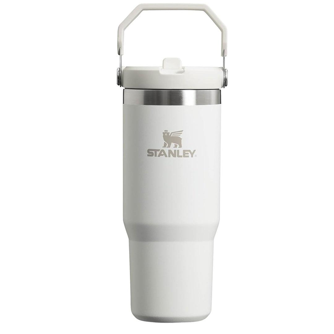 Insulated Straw Tumbler - 30-40 OZ Stanley Quencher H2.0 Tumbler Handle Straw Insulated Bottle Cup Mug Travel Mug for Cold or Hot Drinks Love Shack Fancy 30 OZ (0.89L) Frost bottles - Tophatter Daily Deals