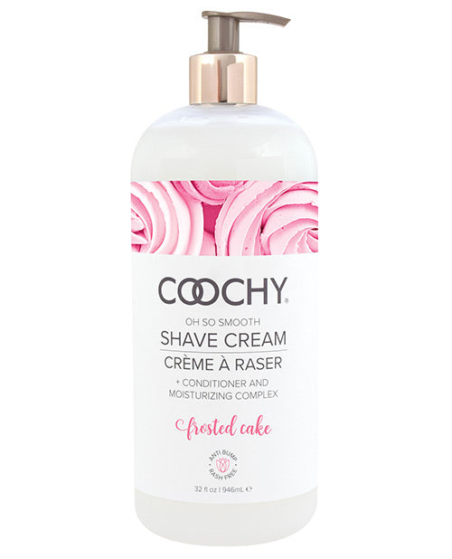 COOCHY Shave Cream 32 oz Frosted Cake Shave Cream - Tophatter Daily Deals