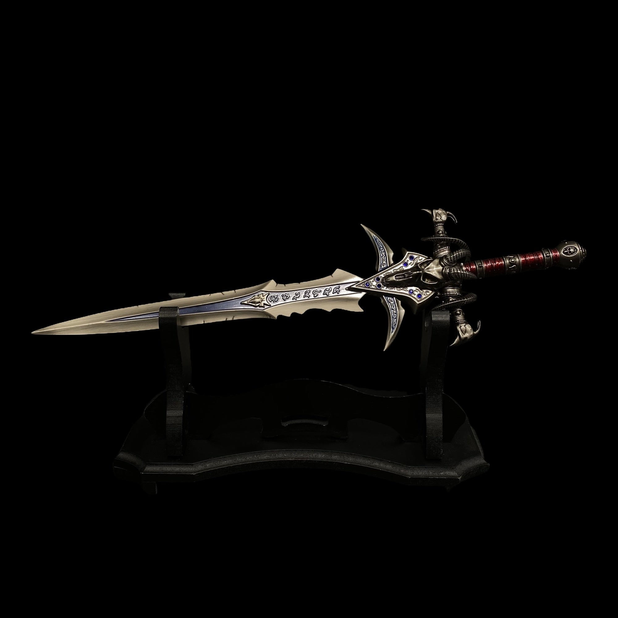 Hot Game Peripheral Lich King Frostmourne Metal Replica Sword & Stand C - Tophatter Daily Deals