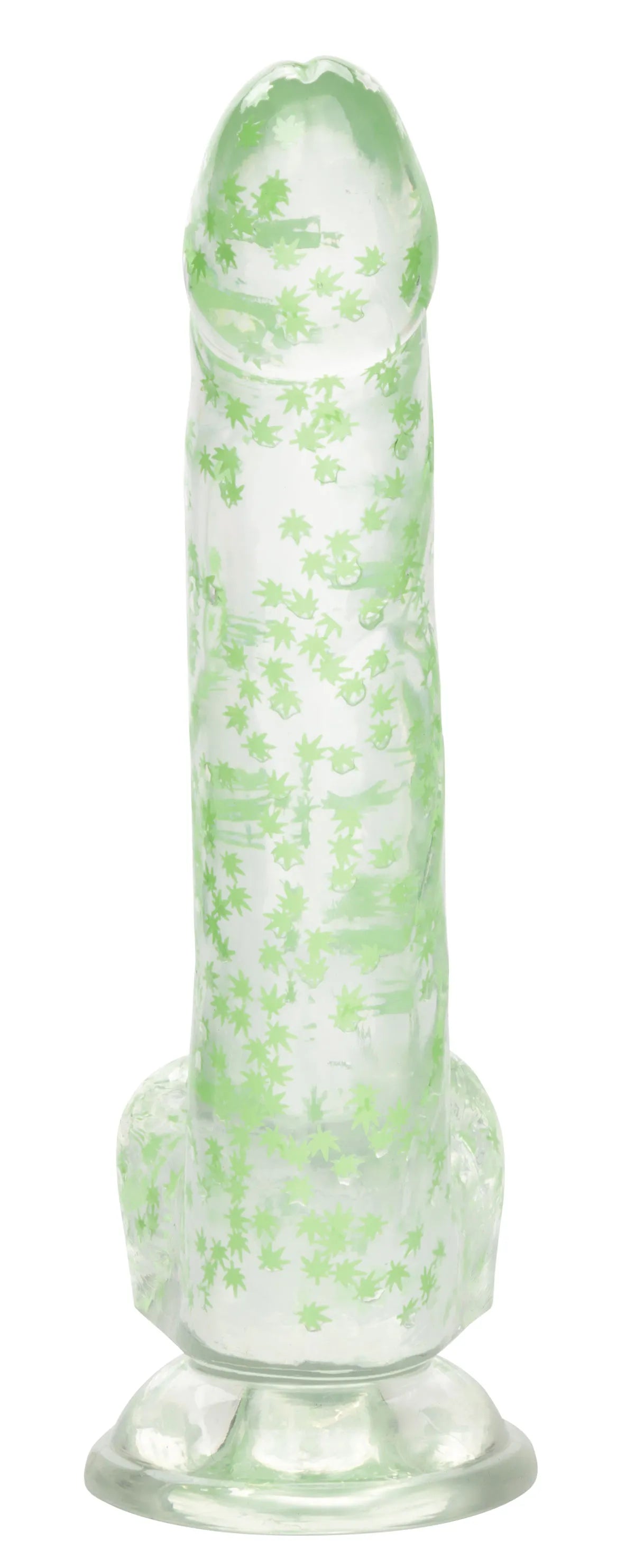 Naughty Bits I Leaf Dick – Glow-in-the-Dark 8 Inch Dildo > Dildos > Realistic Dildos - Tophatter Daily Deals