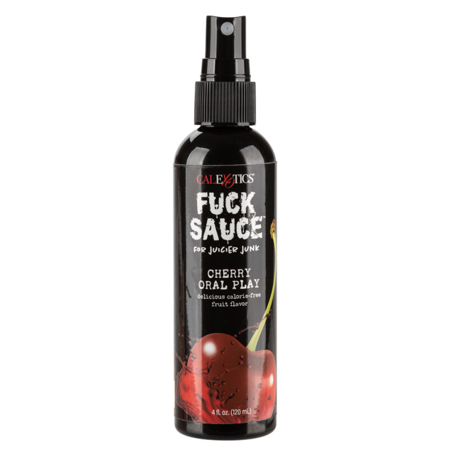 Fuck Sauce Cherry Oral Play Water-Based Edible Spray 4 fl oz > Lube > Oral Gels & Sprays - Tophatter Daily Deals
