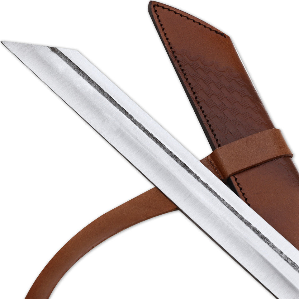Full Tang Viking Seax Sword with Bone Handle Swords - Tophatter Daily Deals