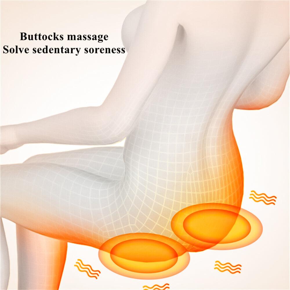 Full Body Massage Mats - 30 Heads Full Body Electric Massage Mattress Mat Heated Massager Cushion Pad Exercise & Fitness Equipment Manuals - Tophatter Daily Deals