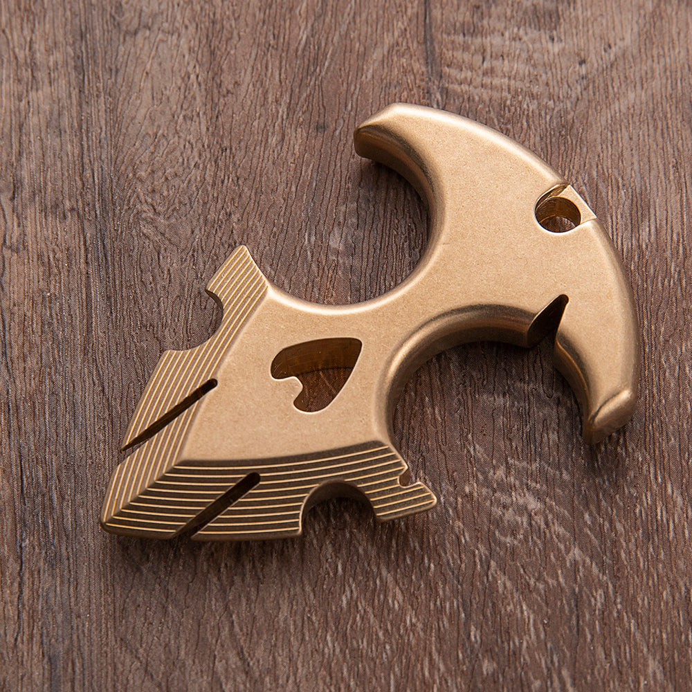 2025 New Argus Full Brass Self Defense Push Dagger Knuckles Brass Knuckles - Tophatter Daily Deals
