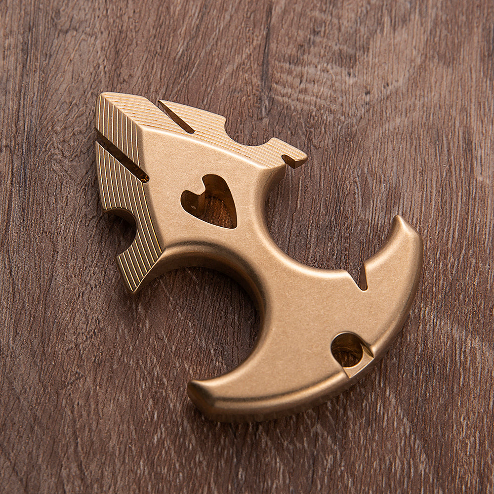 2025 New Argus Full Brass Self Defense Push Dagger Knuckles Brass Knuckles - Tophatter Daily Deals