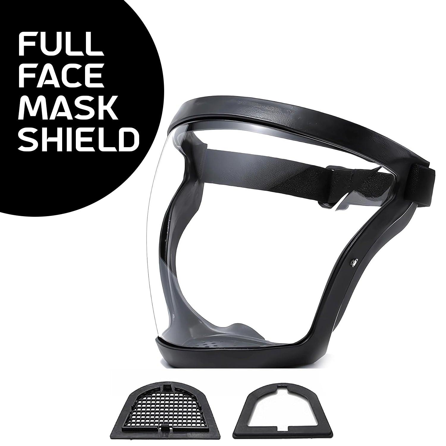 Face Protection Shield - Anti-fog Full Face Shield Protective Head Cover Transparent Safety Mask UK - Tophatter Daily Deals
