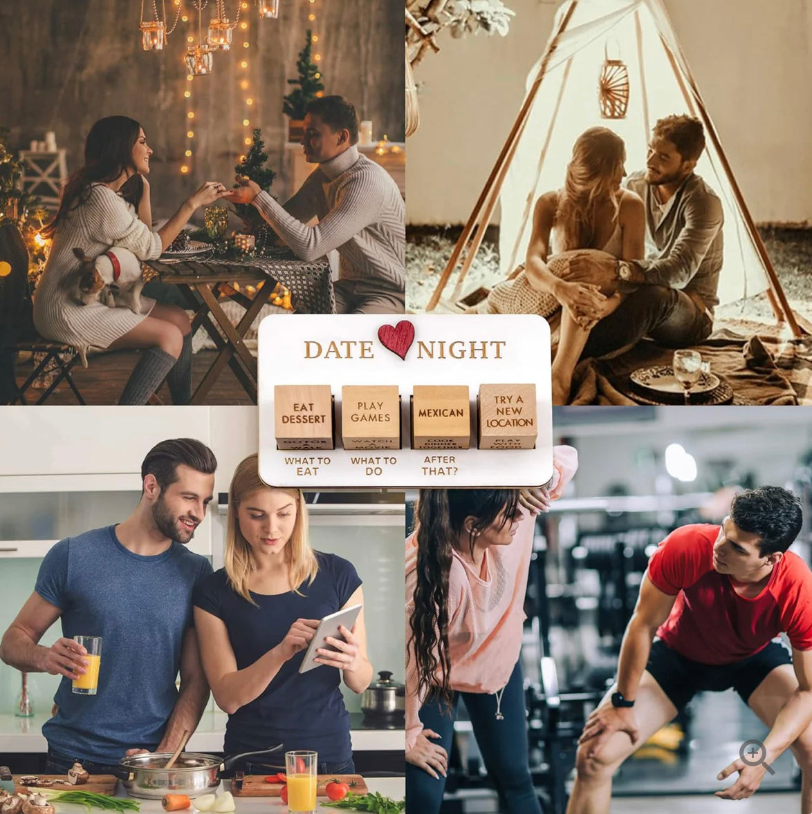 Spice Dice™️ - 5 Dice Date Night Game for Couples Couples Games & Dice - Tophatter Daily Deals