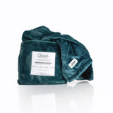 Furlush Medium Emerald Green Plush Velvet Cozy Throw Blanket > Essentials > Splash Blankets - Tophatter Daily Deals