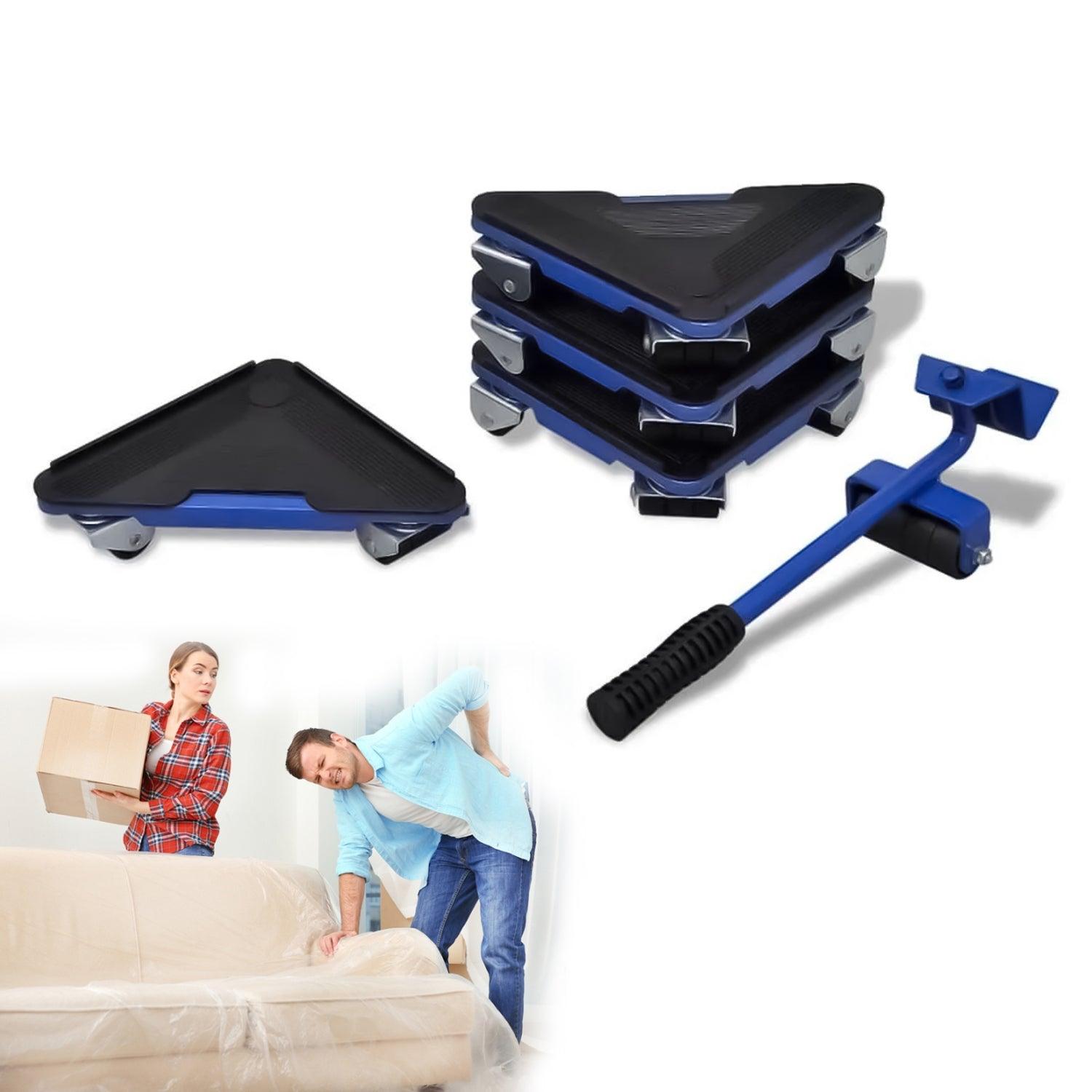 Furniture Moving Wheels - Heavy Furniture Lifter Shifter Remover Roller Wheels Moving Mover Tools Kit Set Apparel & Accessories - Tophatter Daily Deals