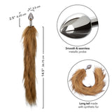 Running Wild Tail (Brown) – Metallic Probe with Long Tail Accessory > Anal Range > Tail Butt Plugs - Tophatter Daily Deals