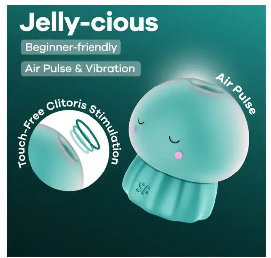 Satisfyer Jelly-Cious – Waterproof Air Pulse and Vibrating Clitoral Stimulator > Sex Toys For Ladies > Air Pulsation - Tophatter Daily Deals