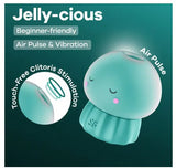 Satisfyer Jelly-Cious – Waterproof Air Pulse and Vibrating Clitoral Stimulator > Sex Toys For Ladies > Air Pulsation - Tophatter Daily Deals