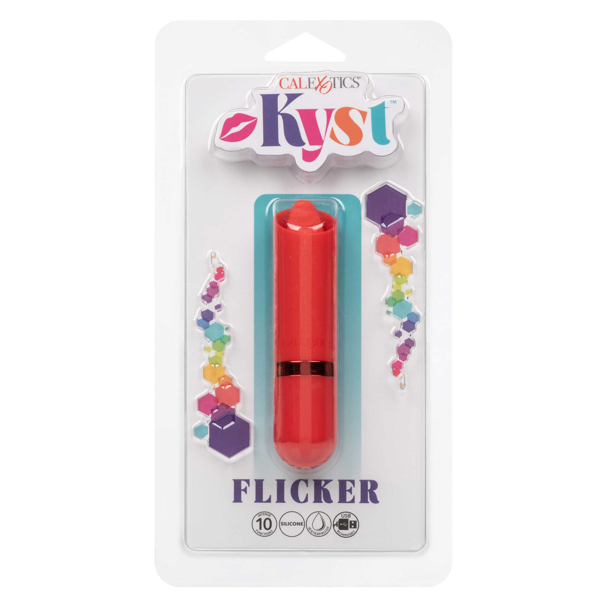 Kyst Flicker Mini (Pink) – Waterproof Mini Massager with Flickering Tongue Tip and 10 Vibration Functions > Vibrators > Finger Vibrators - Tophatter Daily Deals