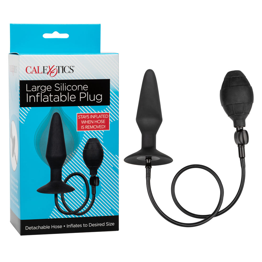 CalExotics Medium Silicone Inflatable Plug – Inflatable Anal Plug with Detachable Hose > Anal Range > Tunnel and Stretchers - Tophatter Daily Deals