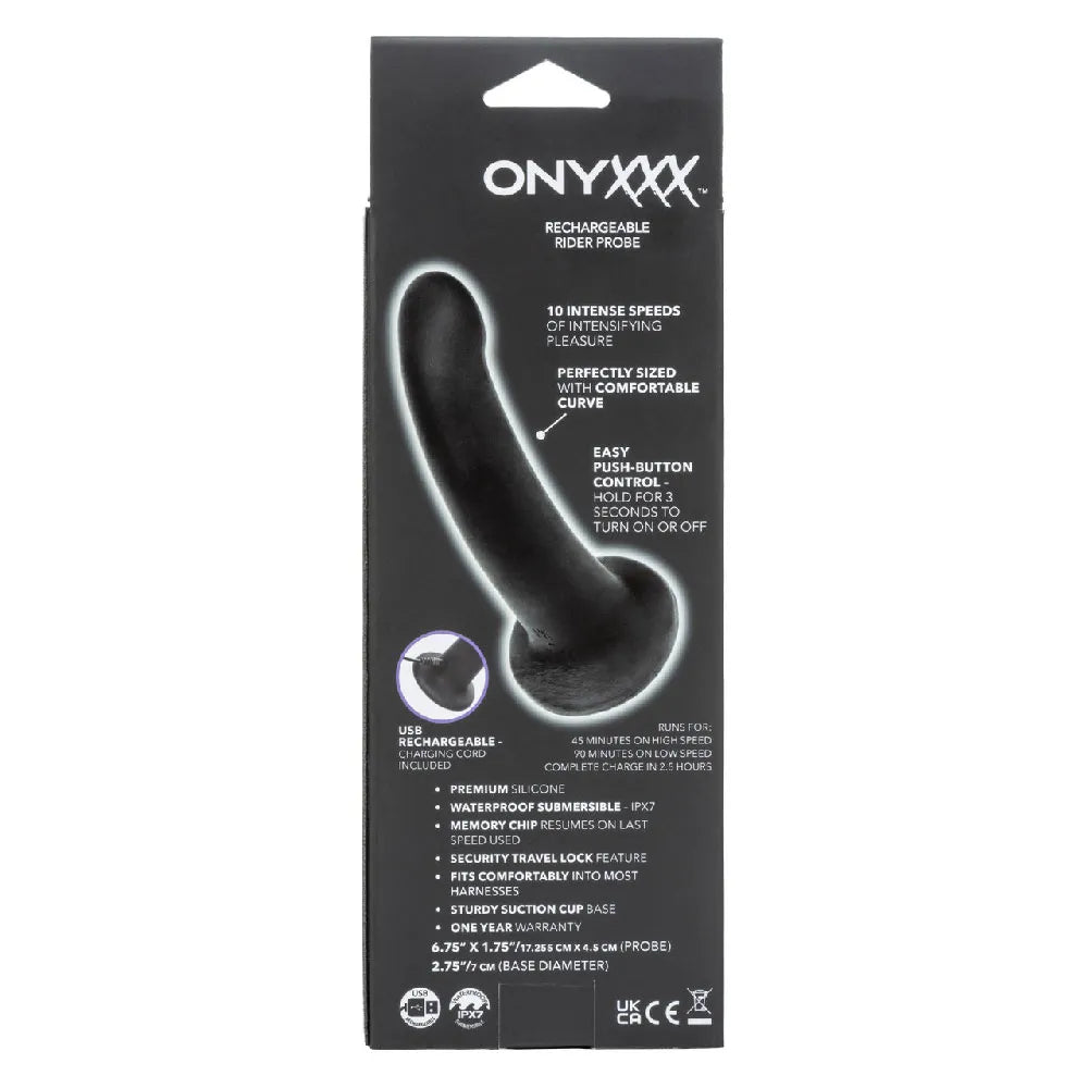 Onyxxx Rechargeable Rider Probe – Rechargeable Curved Probe > Anal Range > Anal Probes - Tophatter Daily Deals