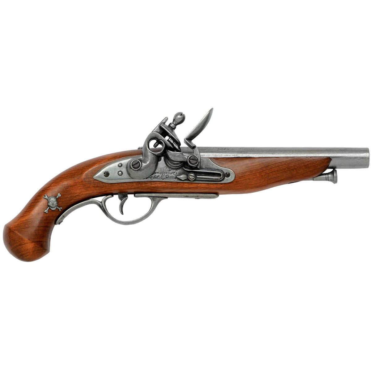 Pirate Flintlock Boarding Pistol - 18th Century Pistol Replica - Tophatter Daily Deals