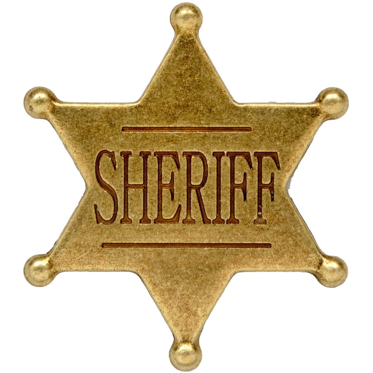 Red Dead Redemption - Ball Tipped Sheriff Badge Sheriff Badge - Tophatter Daily Deals