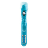 Adam & Eve Thrusting Triple Joy (Teal) – USB Rechargeable Rabbit Vibrator 25.4 cm > Vibrators > Ladies > Rabbit Multi - Tophatter Daily Deals
