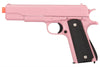M1911 Replica Full Metal Two Tone Pink Airsoft Spring Pistol 6MM BB Gun - Tophatter's Army Products & Self Defense Collectible Weapons - Tophatter Daily Deals