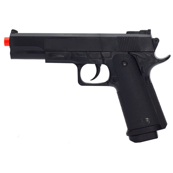 G153B M1911 Airsoft Spring Pistol Handgun Black 1911 - Tophatter's Guns'N'Weapons Store Collectible Weapons - Tophatter Daily Deals