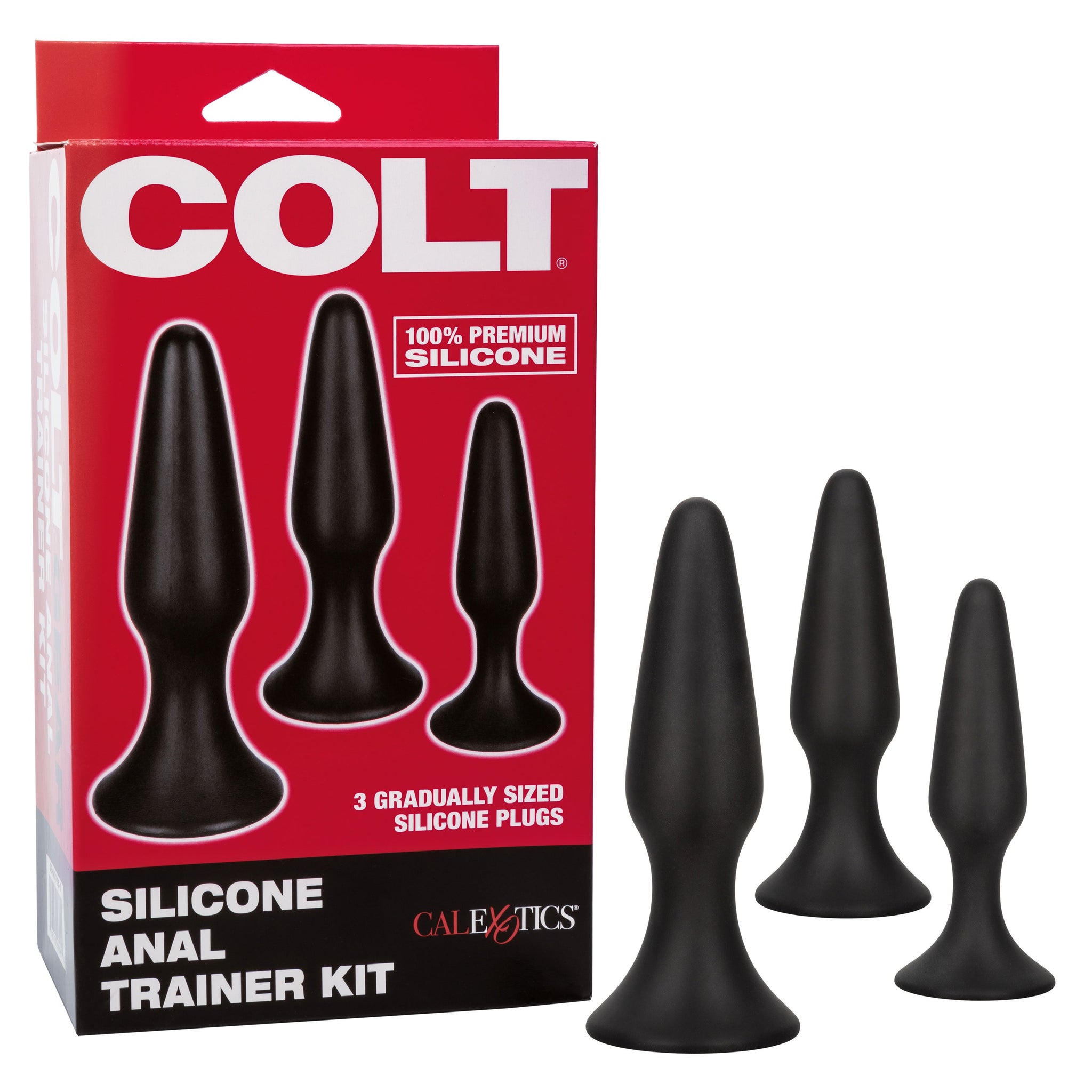 Colt Anal Trainer Kit – Silicone Graduated Anal Plug Set for Beginners > Anal Range > Butt Plug Kits - Tophatter Daily Deals