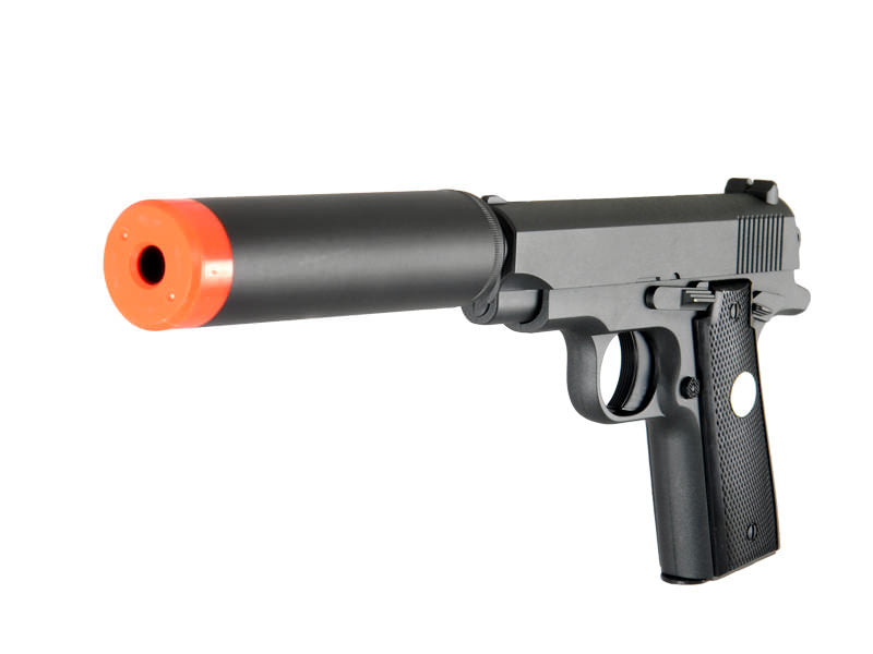 All NEW G2A Full Metal Airsoft Handgun bbs Pistol With Silencer Collectible Weapons - Tophatter Daily Deals