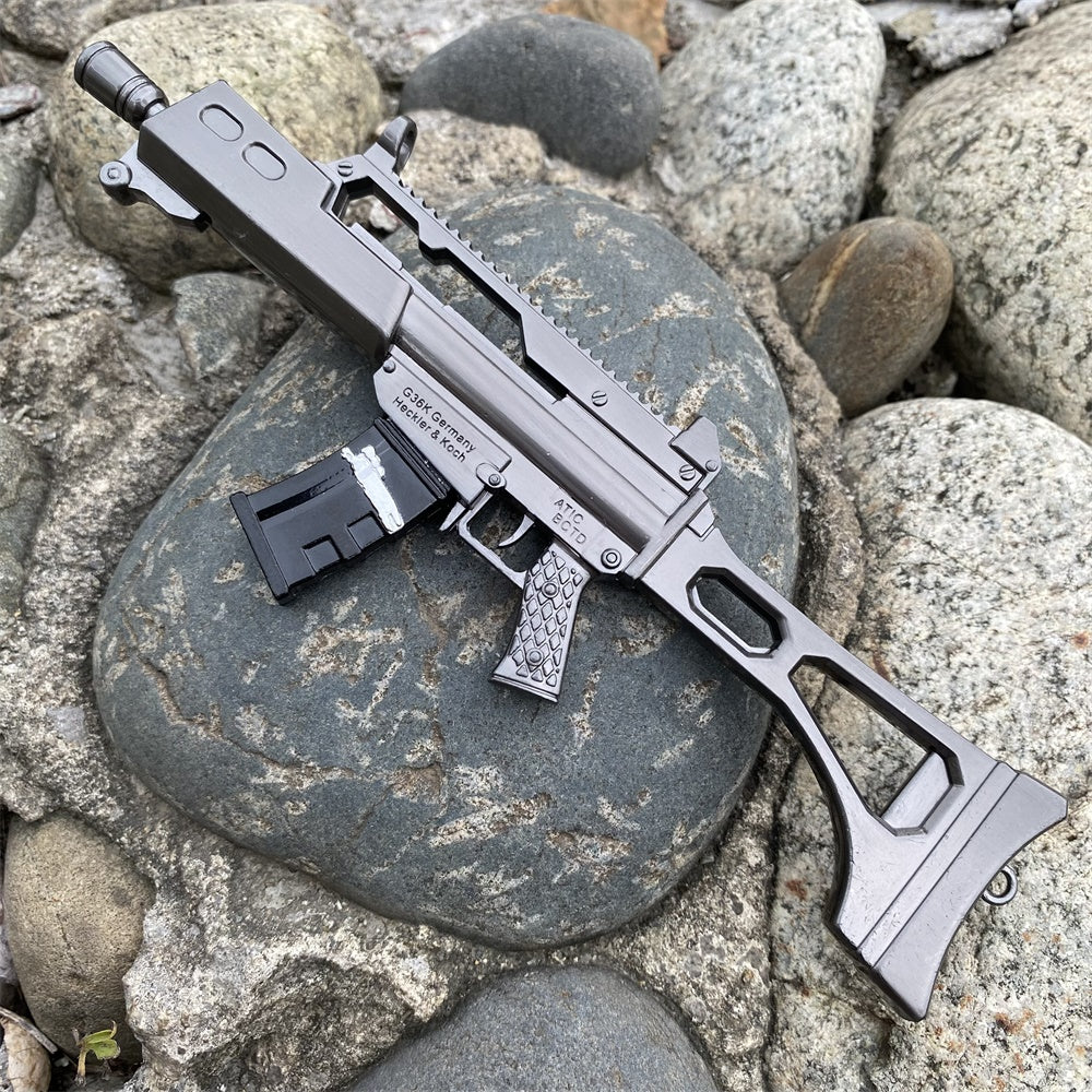 Metal G36K Miniature Black Burst Rifle 15.5CM/6.1