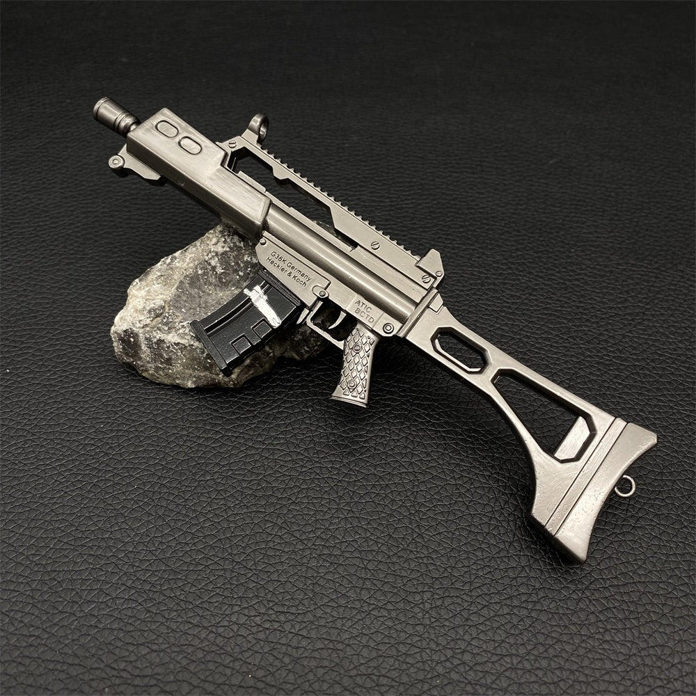 Metal G36K Miniature Black Burst Rifle 15.5CM/6.1" - Tophatter Daily Deals