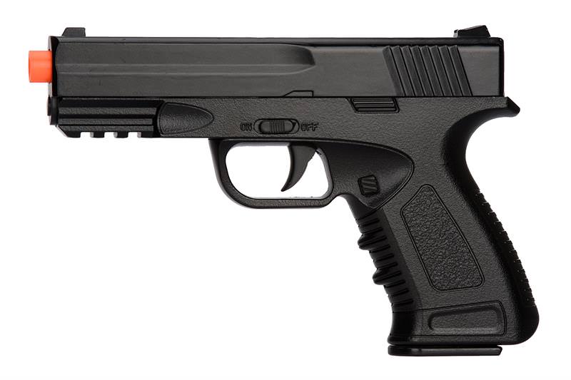 Spring Compact Metal Airsoft Training Pistol BLACK Shoot 234 FPS - Tophatter's Guns'N'Weapons Store - FREE SHIPPING Collectible Weapons - Tophatter Daily Deals