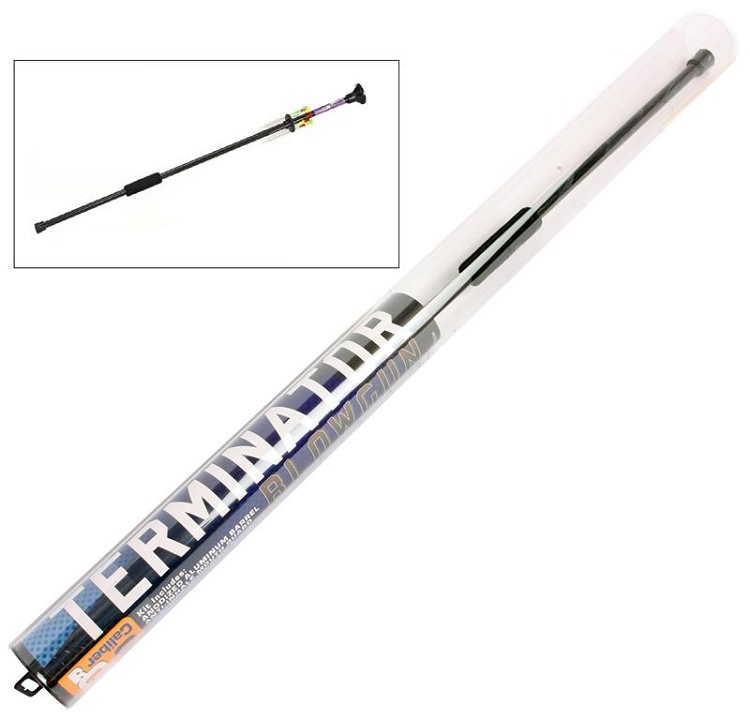Terminator 30" .40 Cal. 1 pc. Terminator Blowgun Black in Plastic Tube Packaging - Tophatter's Guns'N'Weapons Store Collectible Weapons - Tophatter Daily Deals