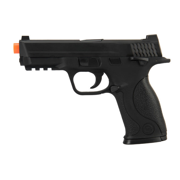G53 Metal Slide Full Size Airsoft Spring Pistol Black 220 FPS - Tophatter's Inc. Weapons Store Online Collectible Weapons - Tophatter Daily Deals