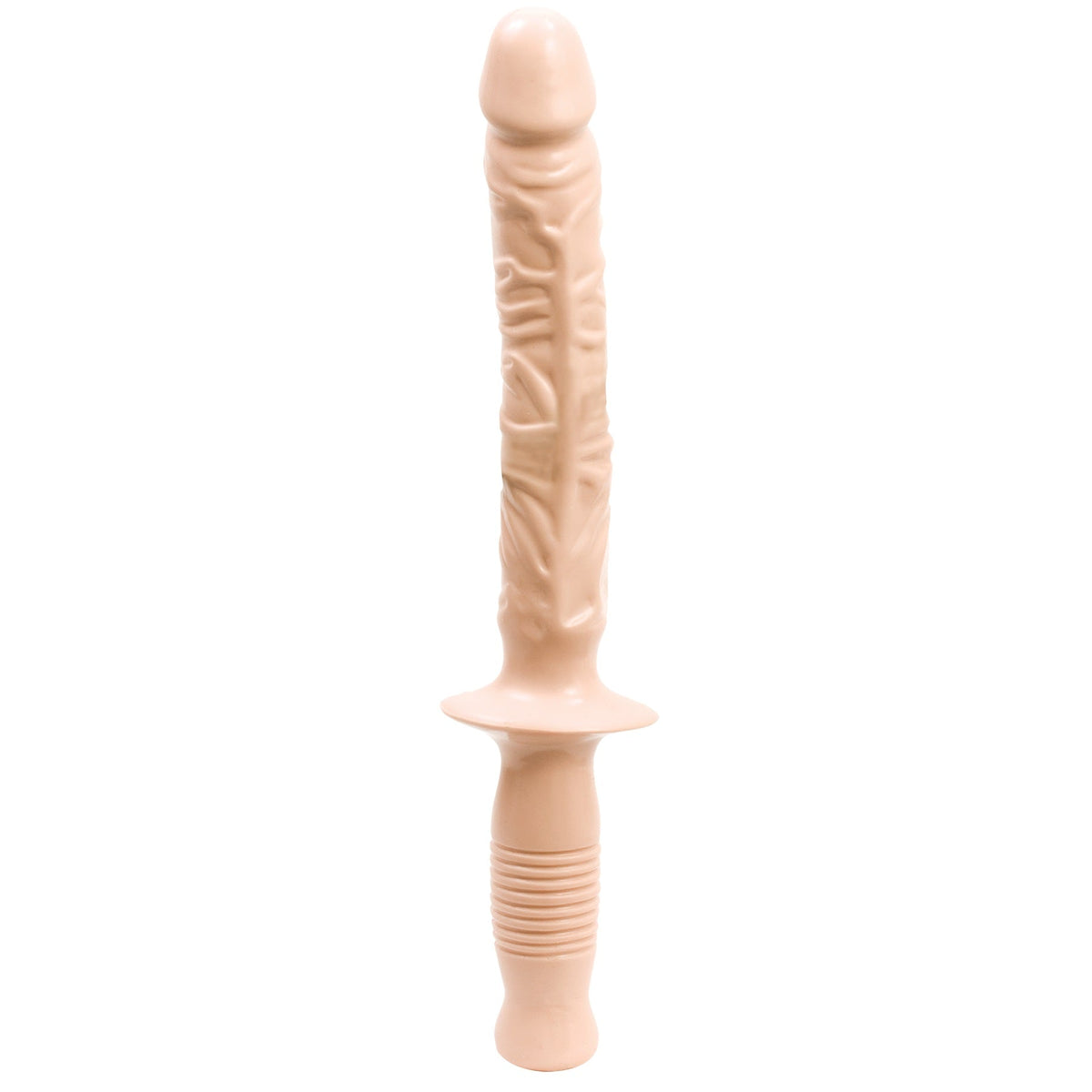 The Manhandler White 10 Inch – Realistic Grip Handle Dildo > Dildos > Large Dildos - Tophatter Daily Deals