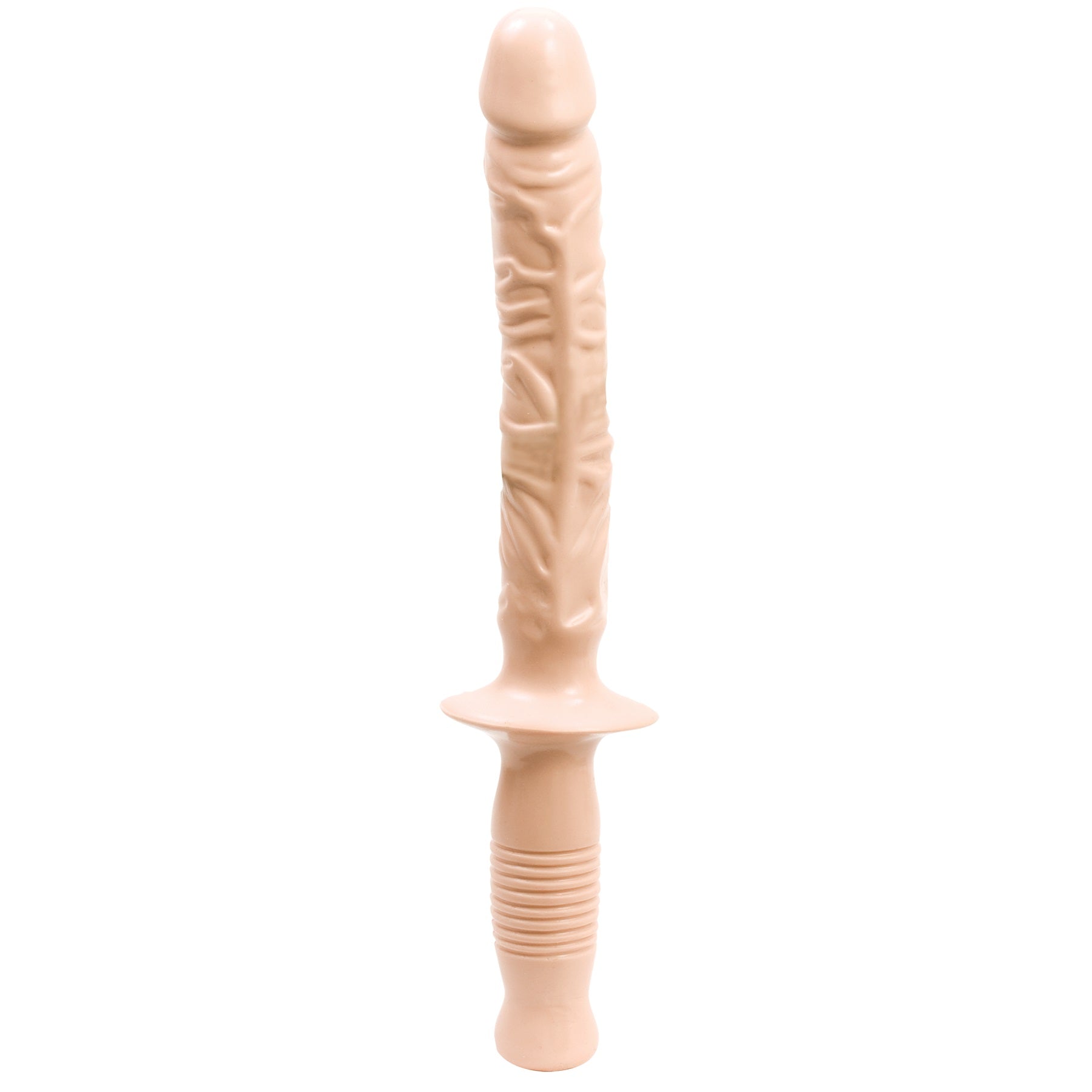 The Manhandler White 10 Inch – Realistic Grip Handle Dildo > Dildos > Large Dildos - Tophatter Daily Deals